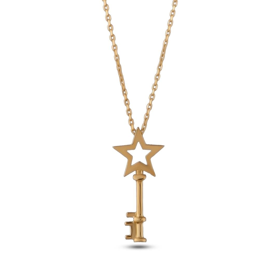 Anahtar Figürlü Kolye