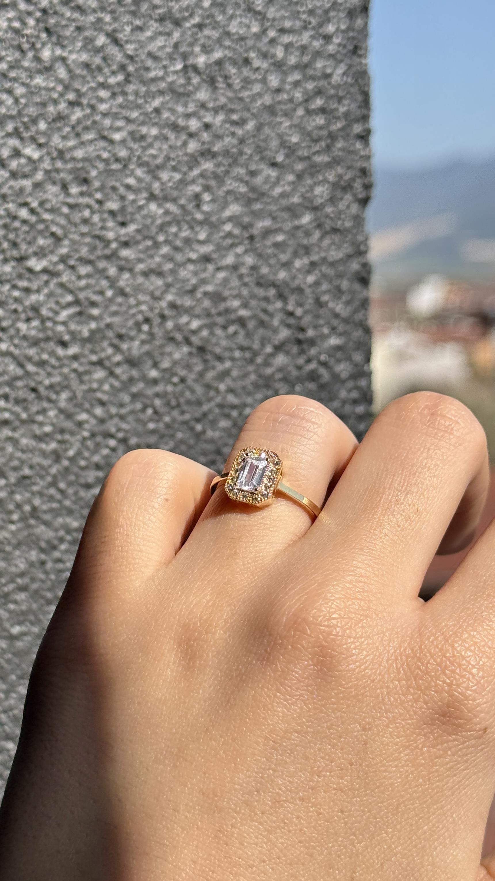 Baget Kesim Altın Yüzük