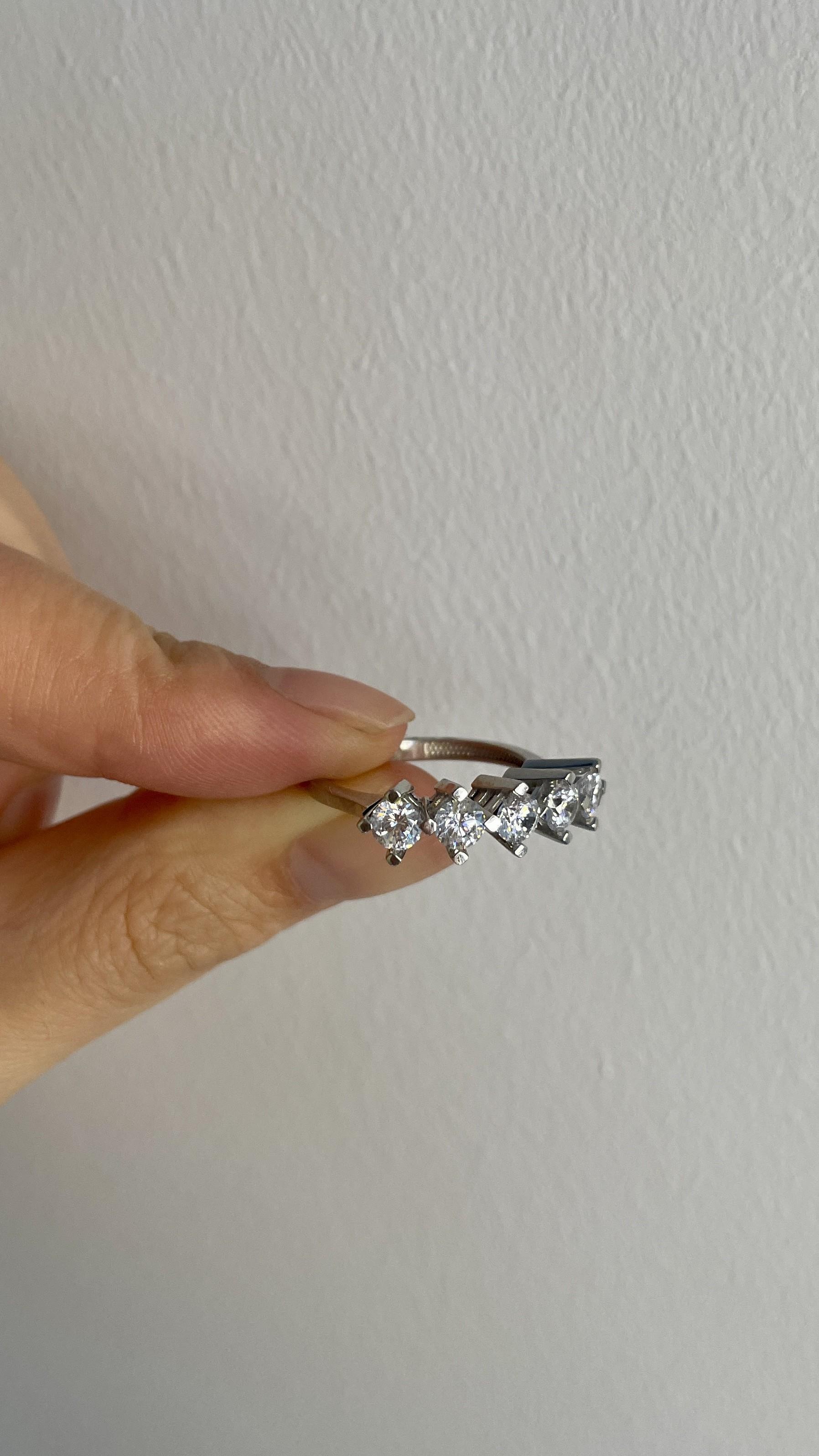 Beştaş Beyaz Altın Yüzük