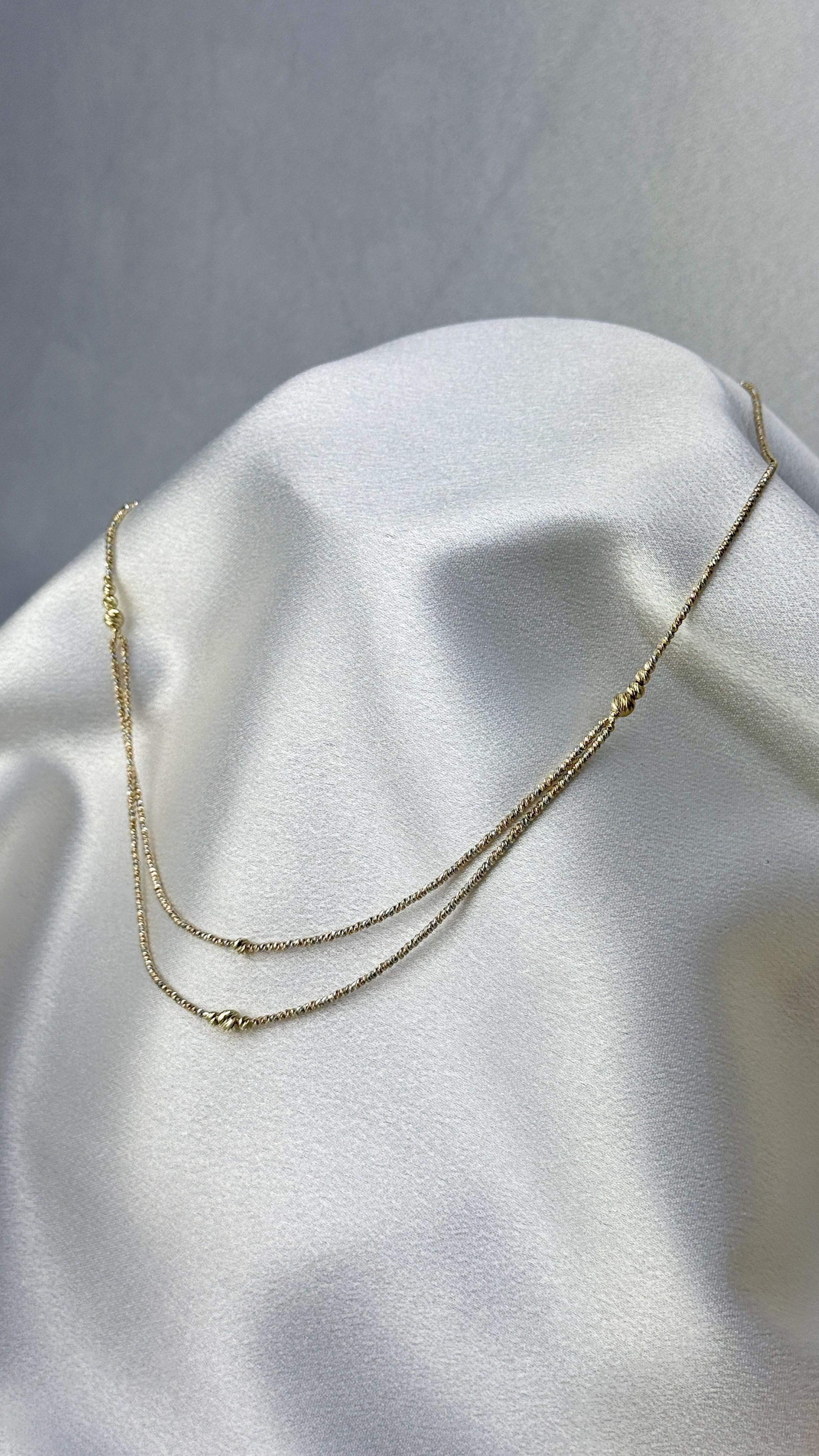 Dorika Toplu Altın Kolye