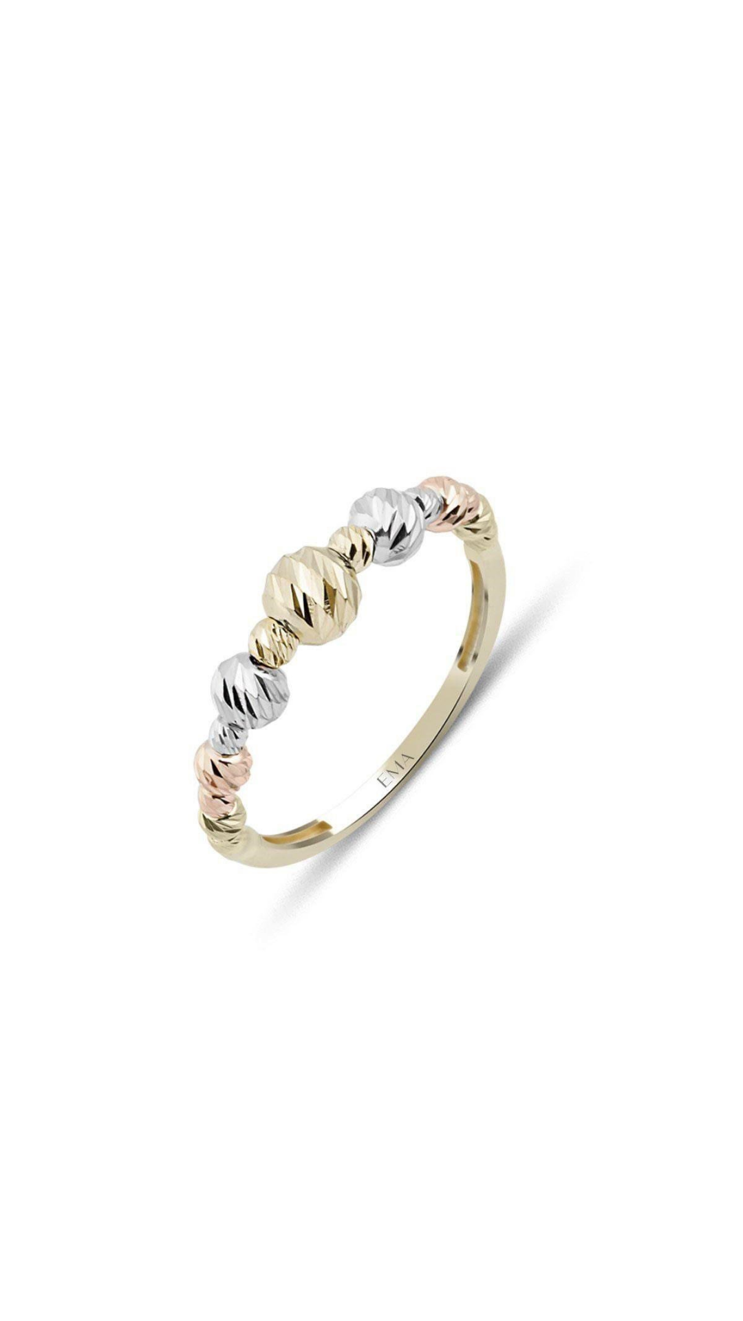 Dorika Toplu Üç Renkli Yüzük