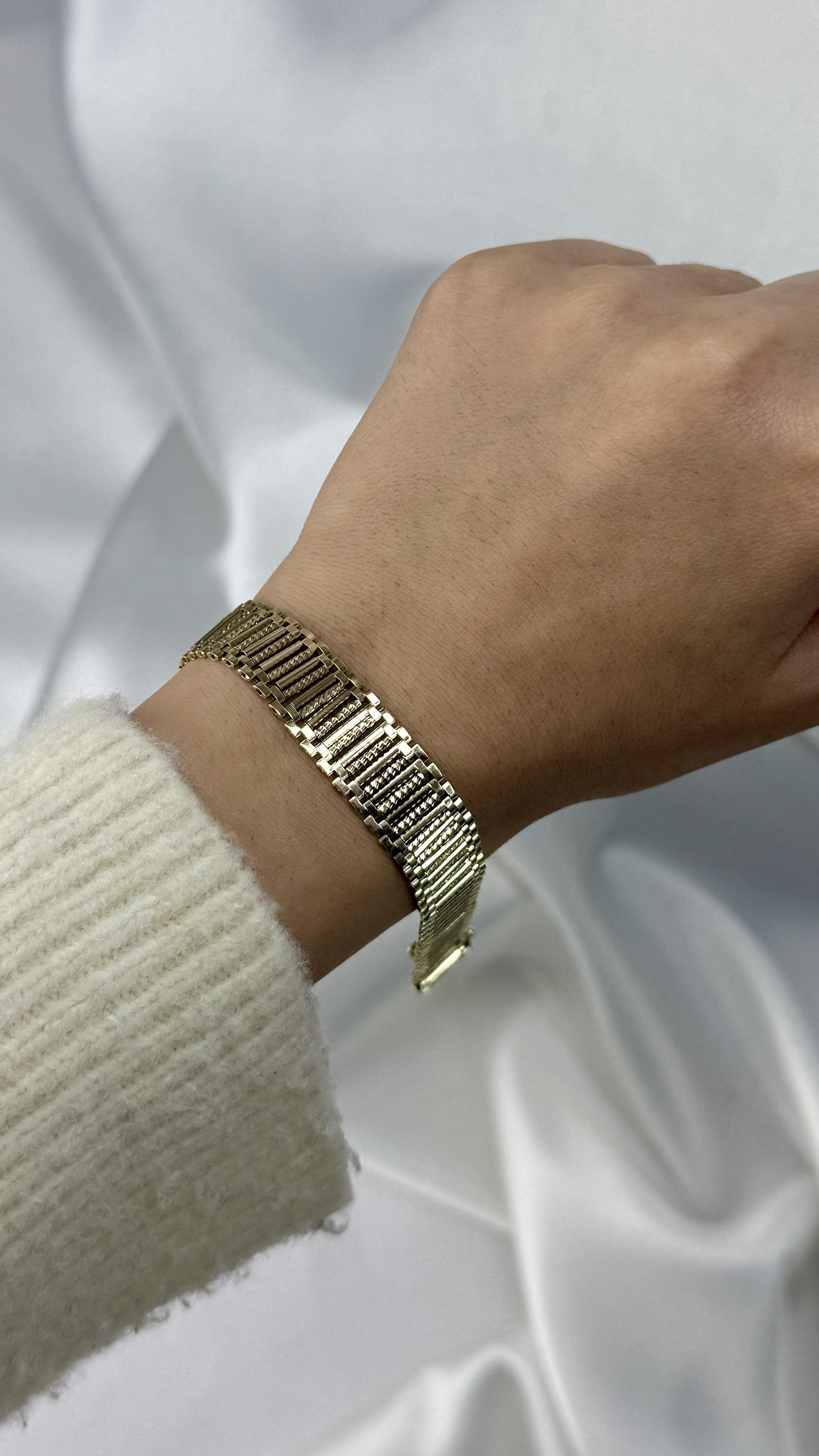 Hasır Altın Bileklik