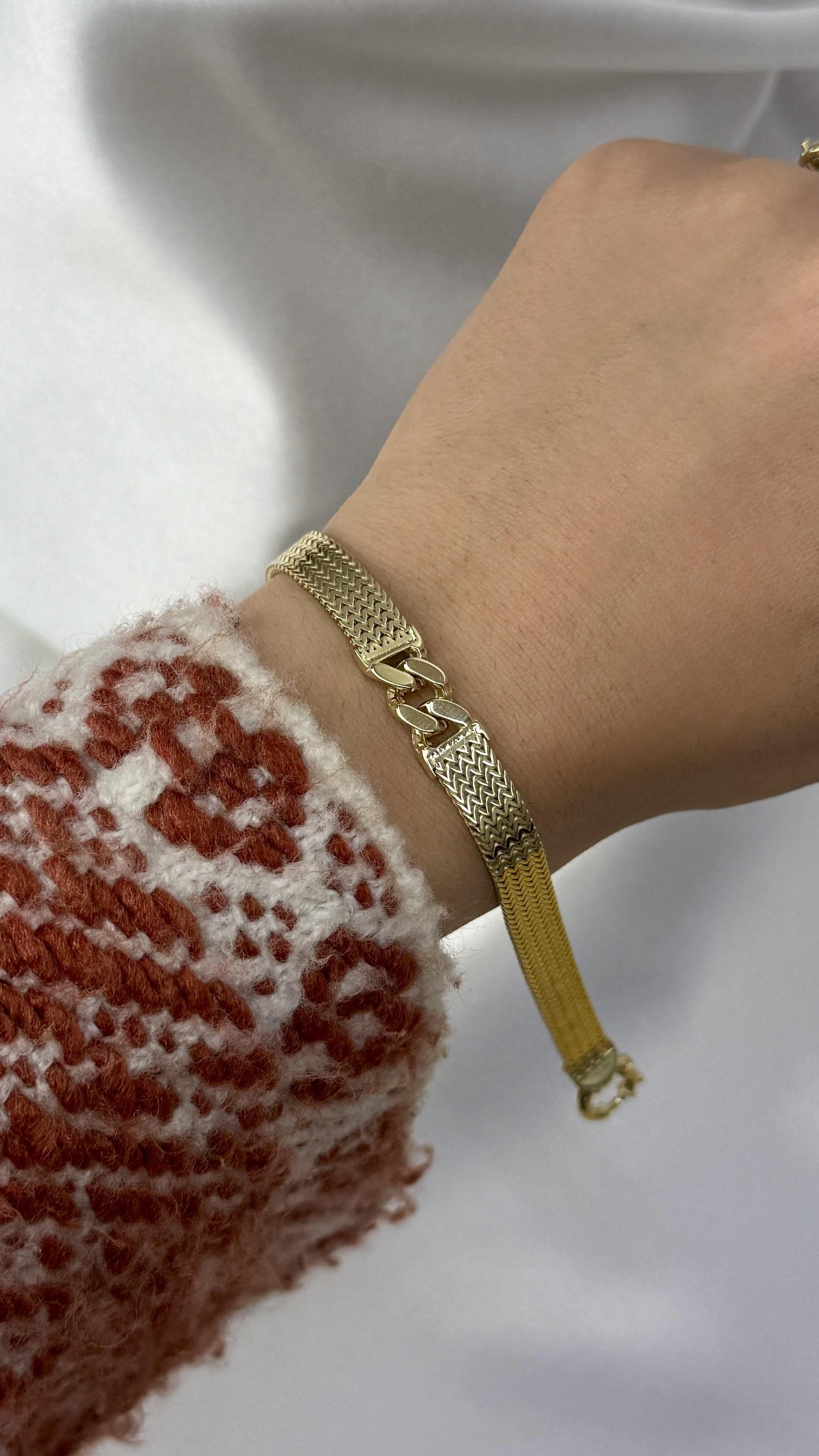 Hasır Altın Bileklik