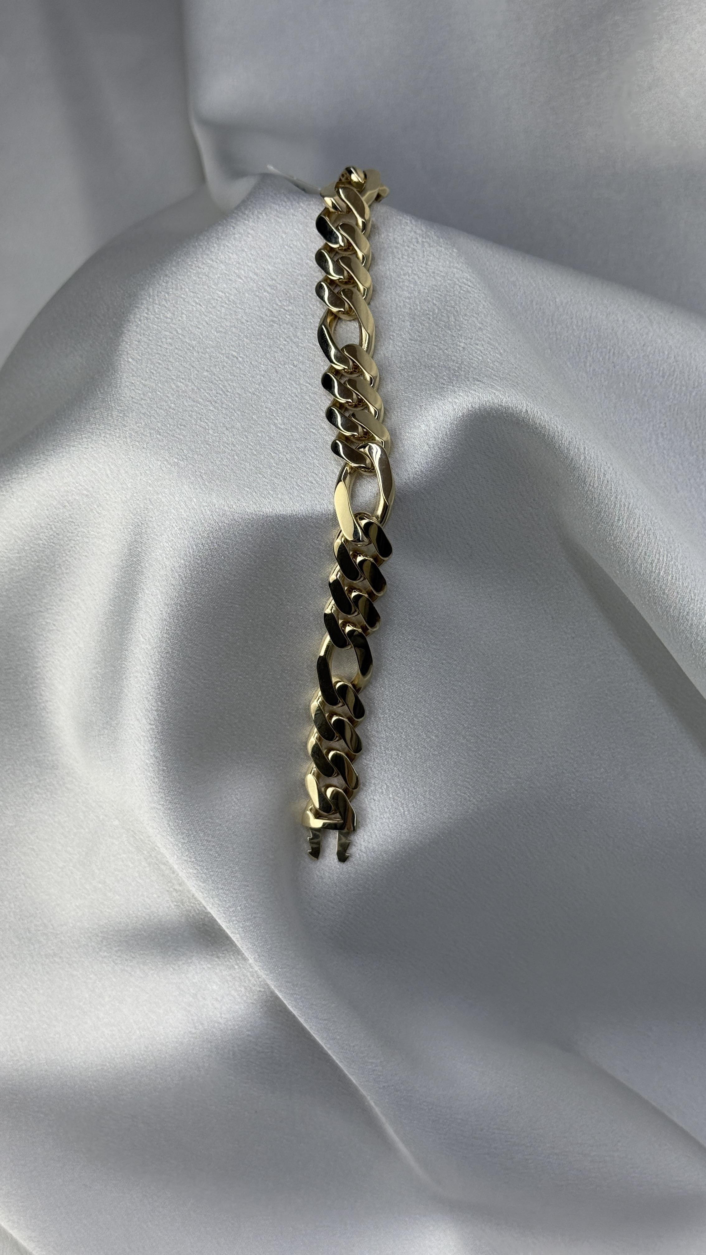 Kalın Örgülü Altın Bileklik