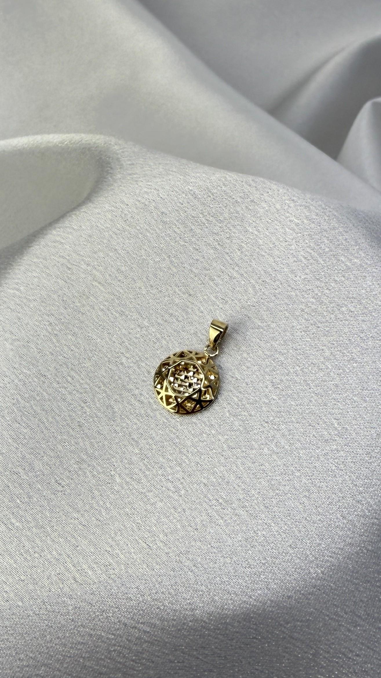 Mandala Altın Kolye ucu