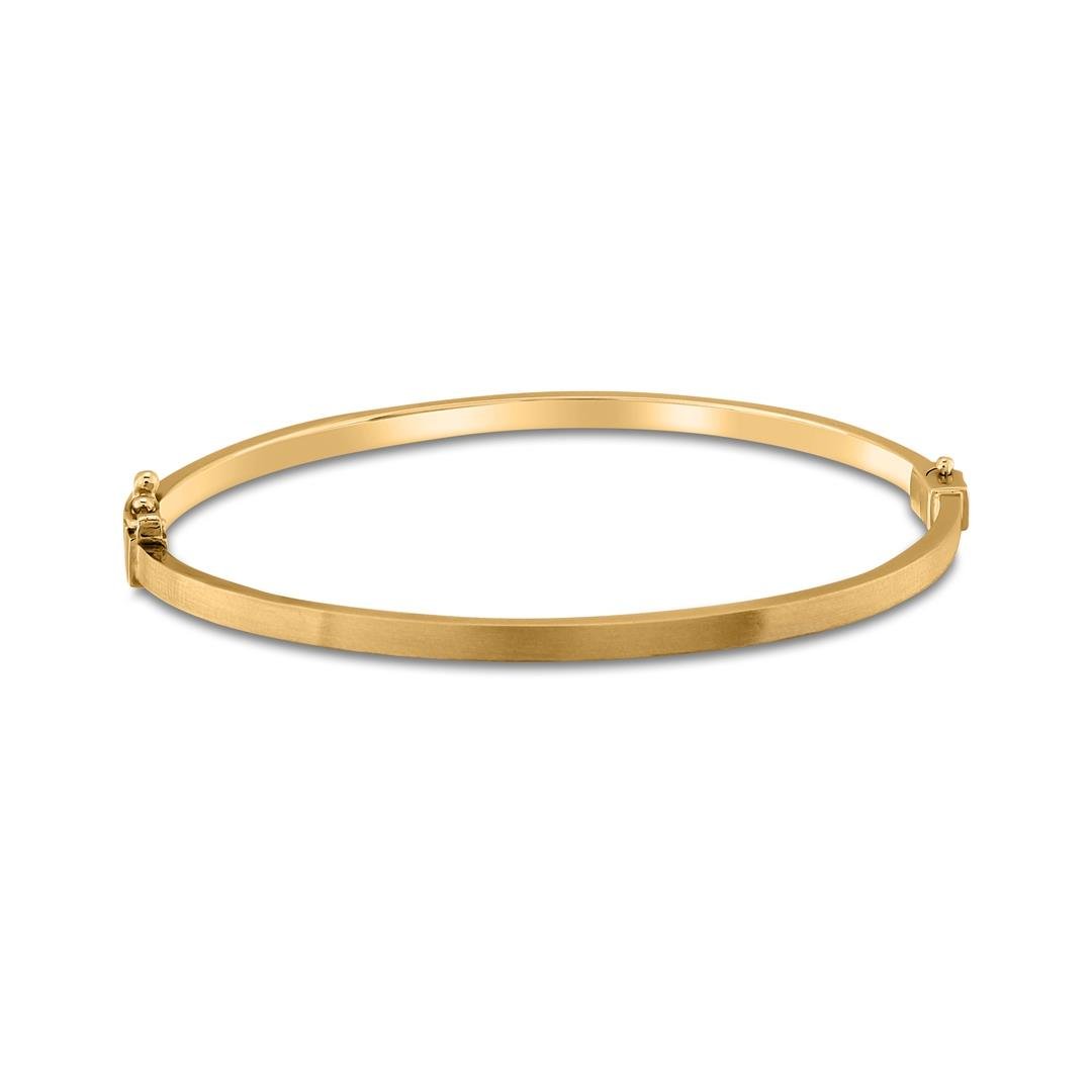 Sarı Altın Mat Yüzey Cartier Kelepçe