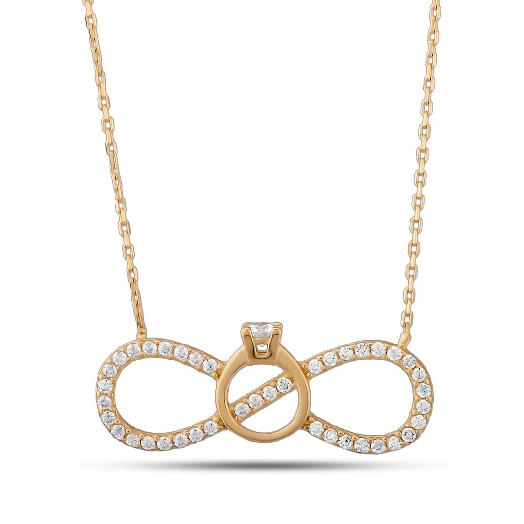 Sonsuz Aşk Tektaş Kolye