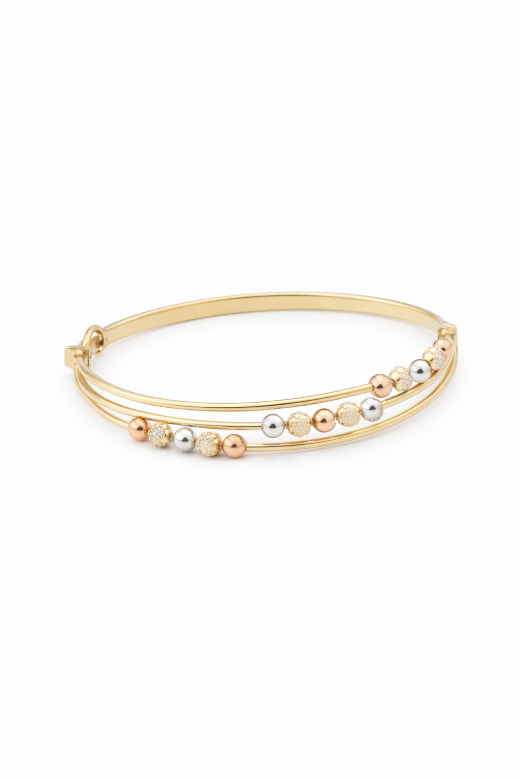 Toplu Üç Renkli Kelepçe Bilezik