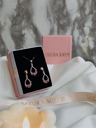 DAMLA 925 AYAR GÜMÜŞ SET