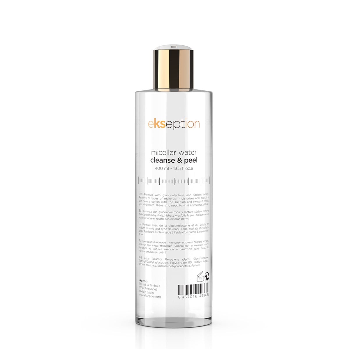Ekseption Micellar Water Cilt ve Makyaj Temizleyici Misellar Su