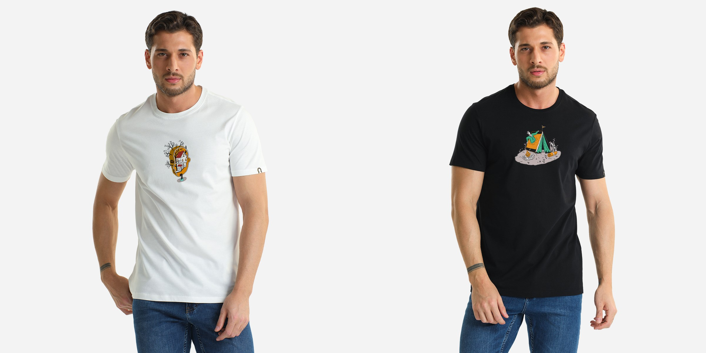 Tasarım Yazlık Tişörtler Erkek / Cheemento