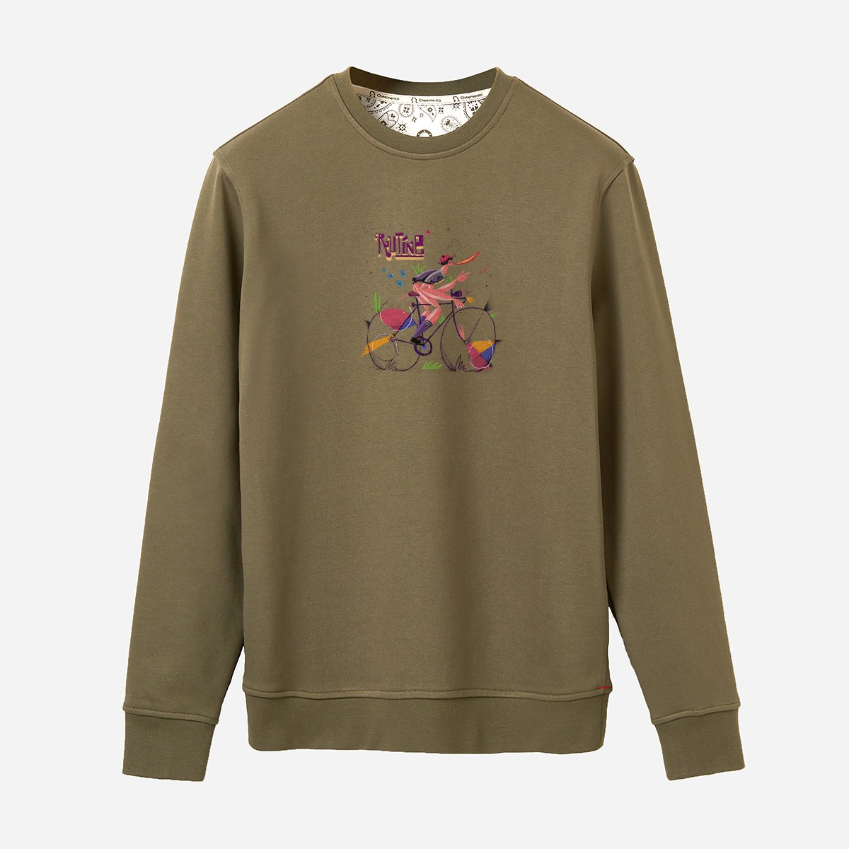  Sweatshirt Routine Erkek Haki