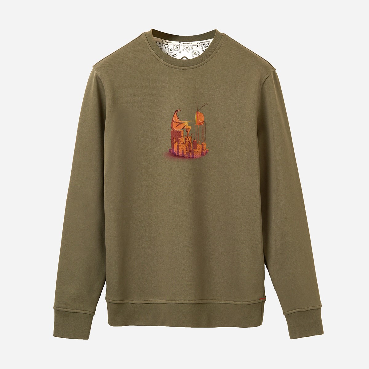  Sweatshirt Television Kadın Haki  