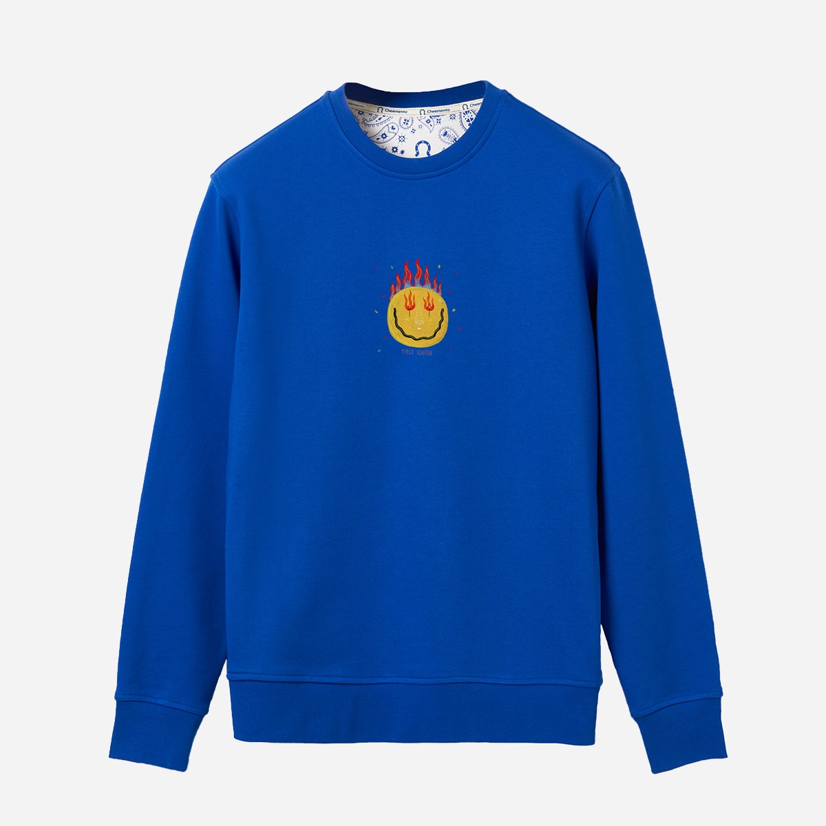 Sweatshirt Smile Kadın Mavi