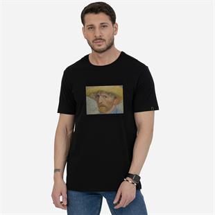 Tshirt Portrait With A Straw Hat erkek