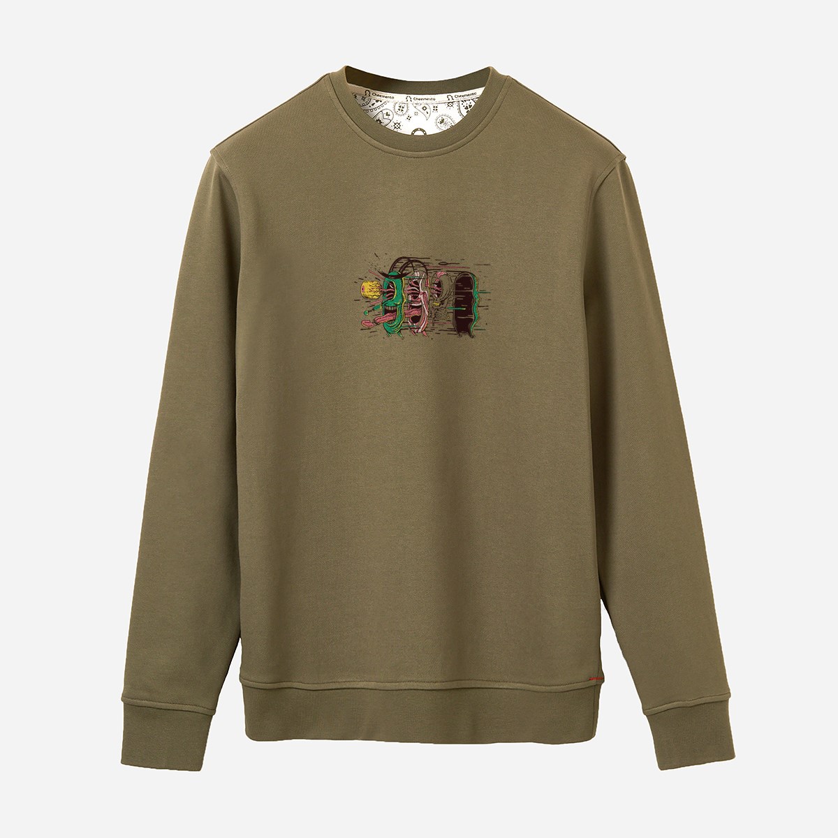 Sweatshirt Plankton Erkek Yeşil