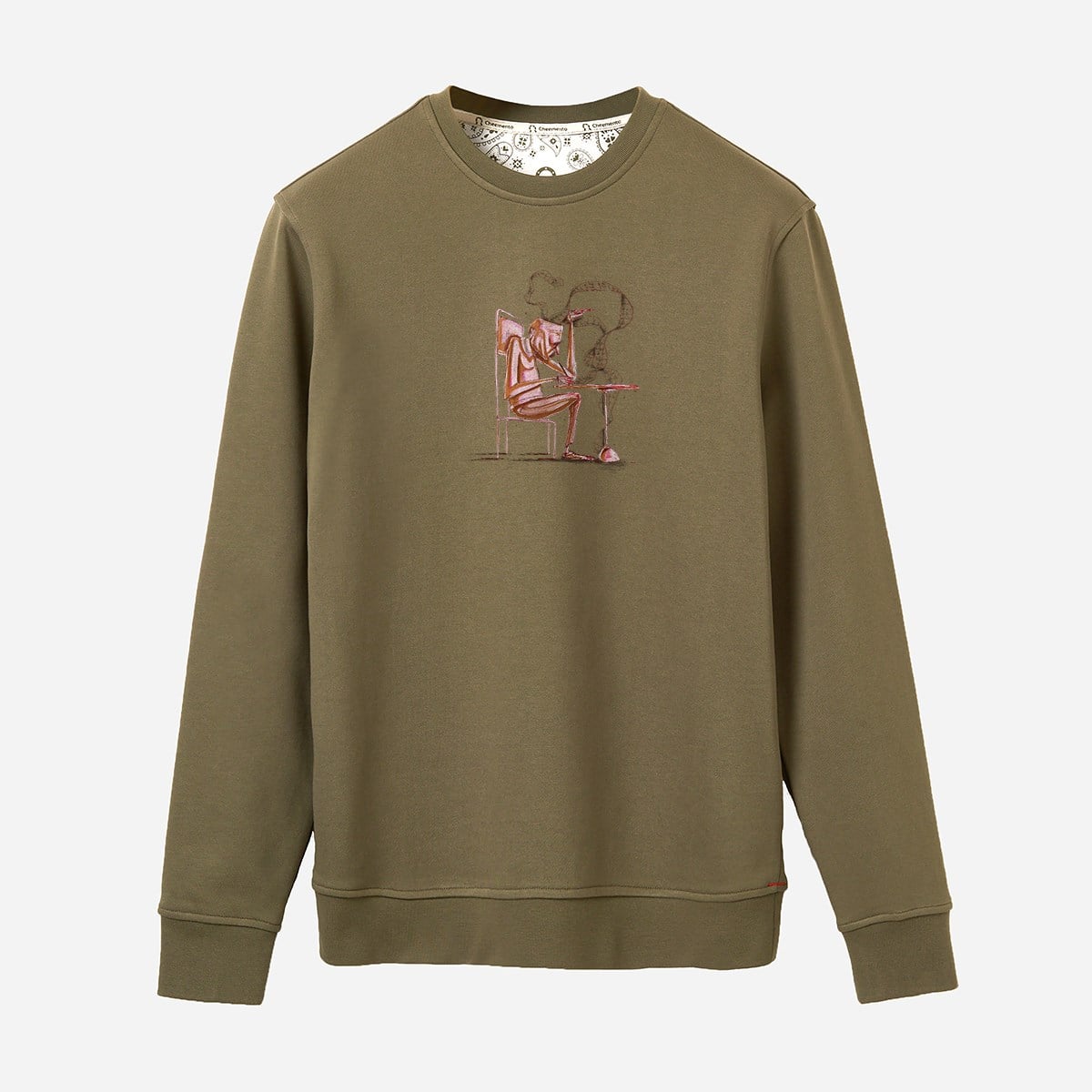 Sweatshirt Toughts Erkek Turuncu