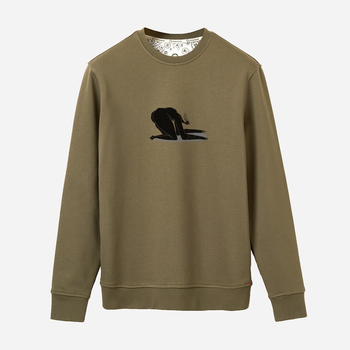Sweatshirt Yok Oluş Erkek Yeşil
