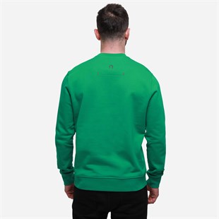 Sweatshirt Sunset Erkek Yeşil