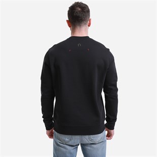 Sweatshirt Collision Erkek Lacivert