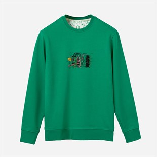Sweatshirt Plankton Erkek Yeşil