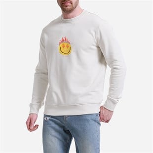 Sweatshirt Smile Erkek Mavi