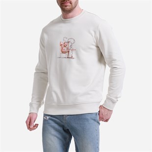 Sweatshirt Toughts Erkek Turuncu