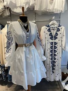 Tasarım Bellance İşlemeli Elbise 