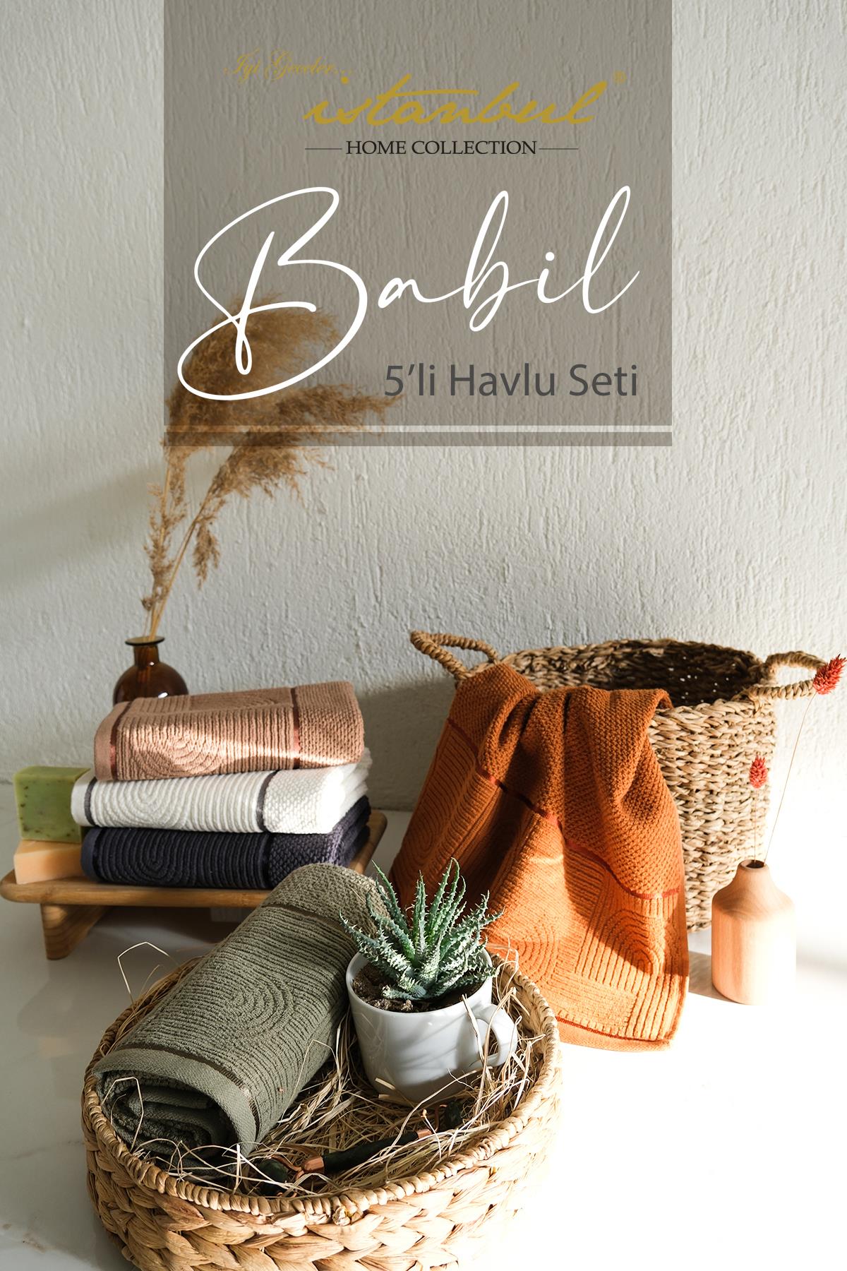 Babil 5'li Havlu Seti (50x90 cm)