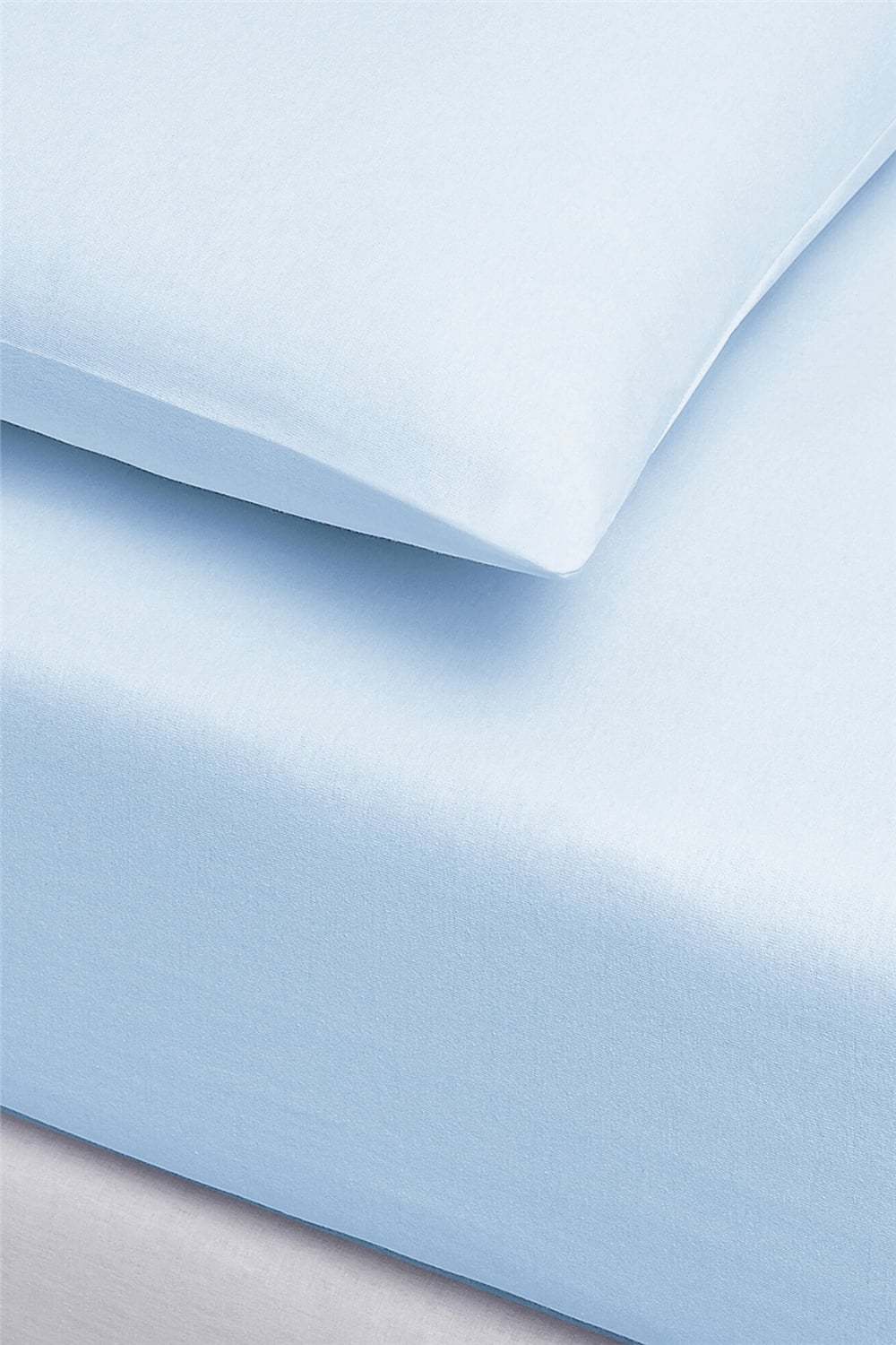 İgi Ranforce Çift Kişilik Lastikli Çarşaf Yastık Set 160x200+30 cm - Mavi