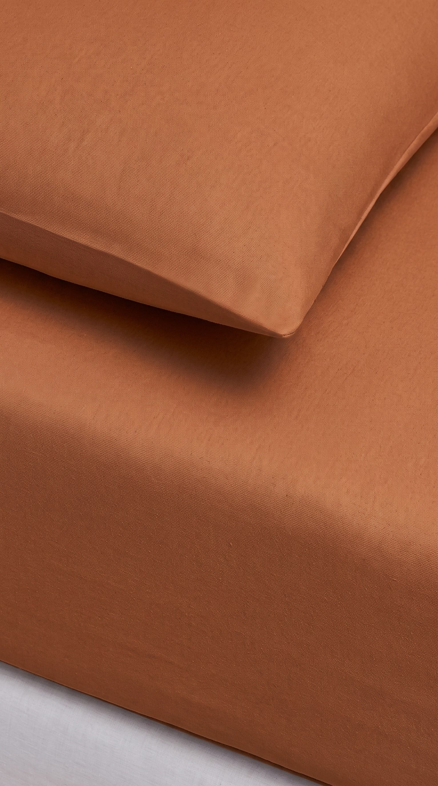 İgi Ranforce Fitted Çarşaf Set - 100x200 cm - Kiremit
