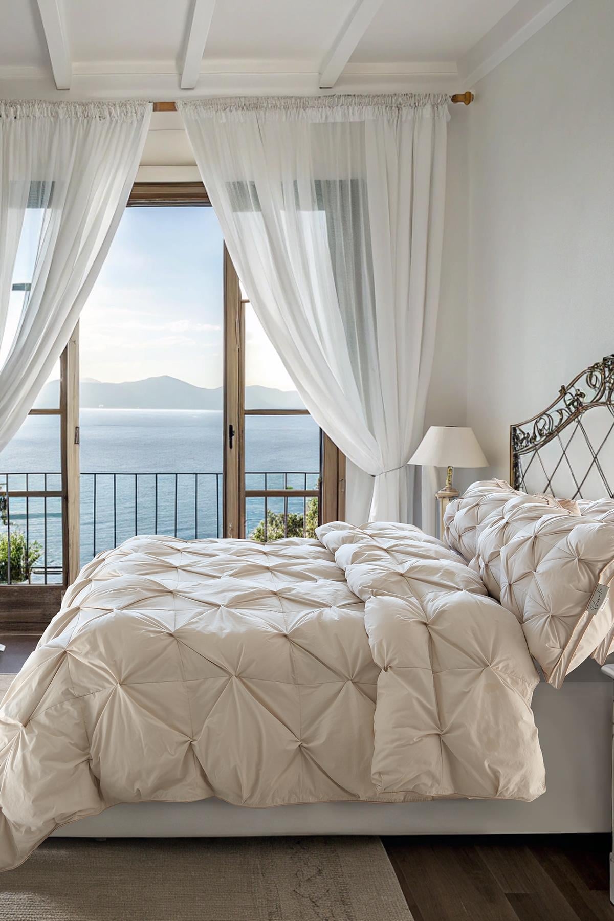 Private Çift Kişilik Yatak Örtüsü & Yorgan Seti Stone