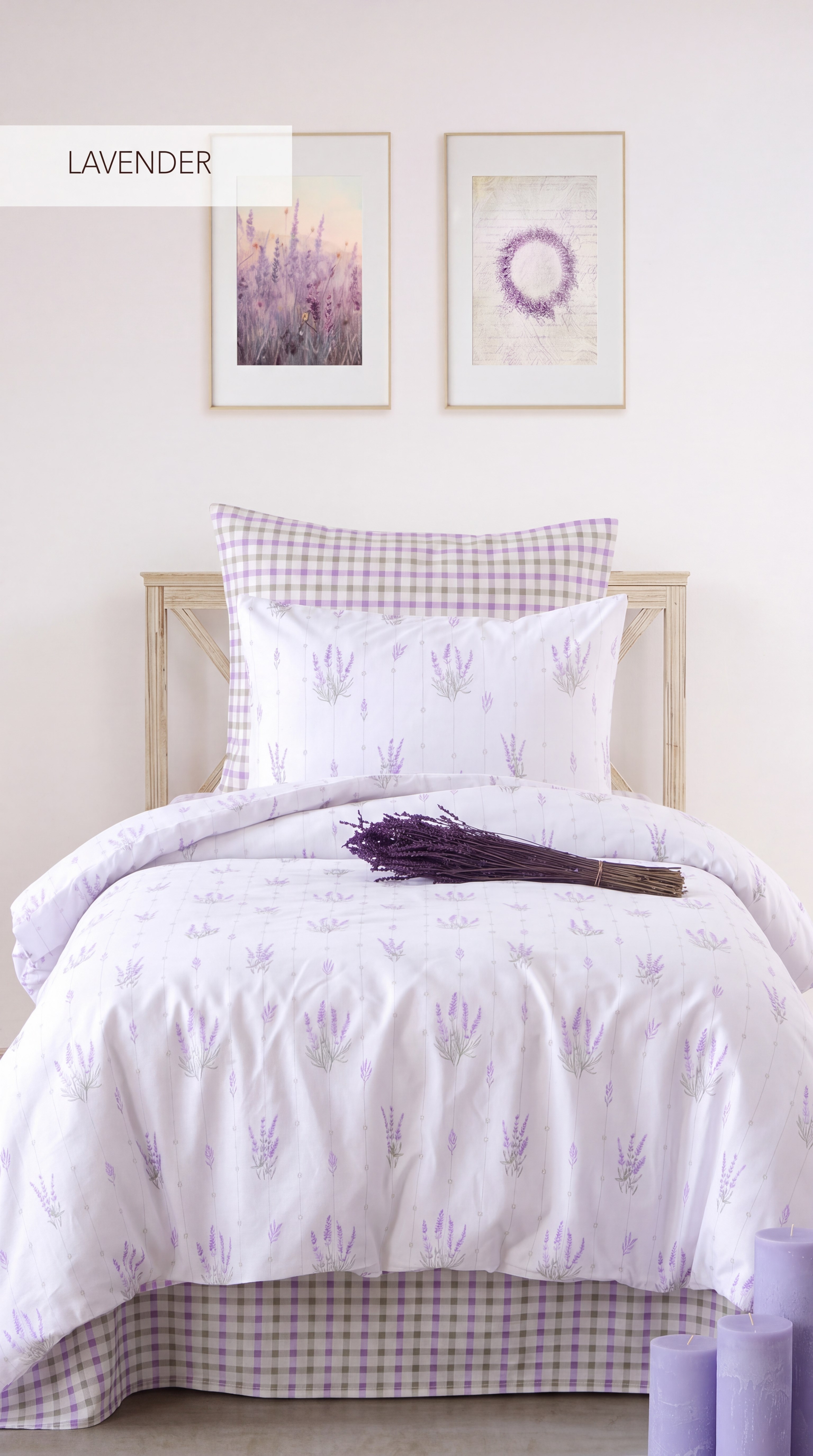 Ranforce Tek Kişilik Nevresim Takımı - Lavender