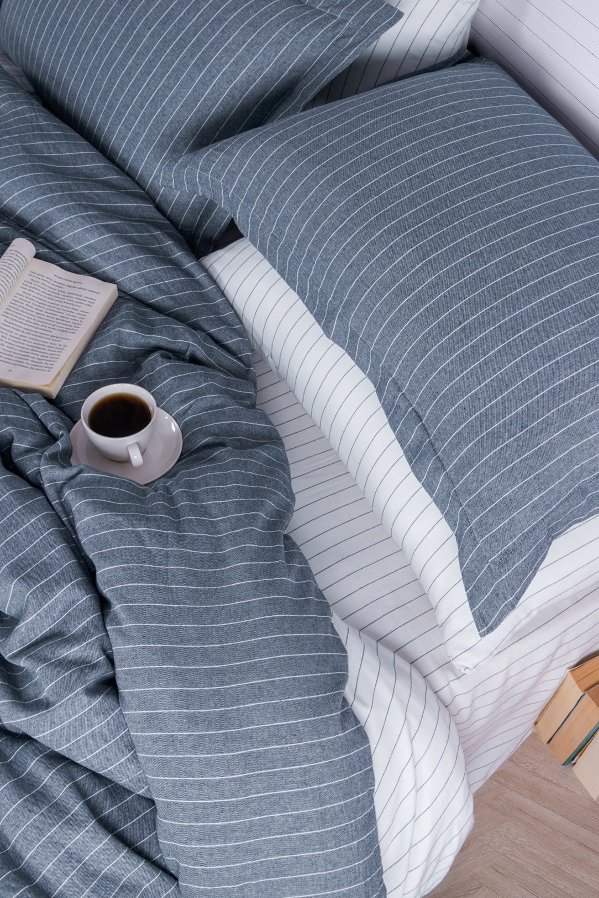 Soft Dream Çift Kişilik Nevresim Takımı İndigo