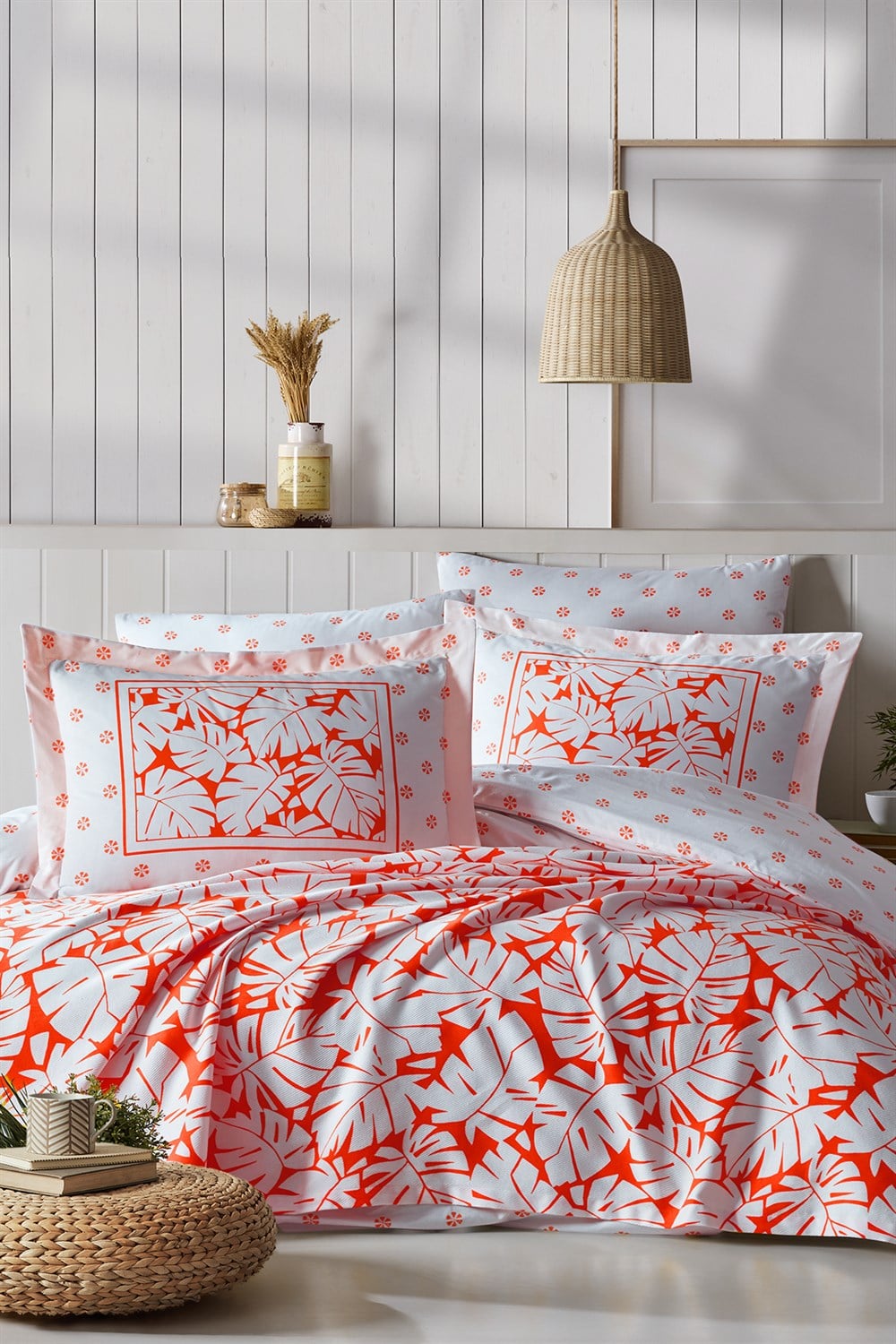 Summer Time Çift Kişilik Pike Takımı - Coral