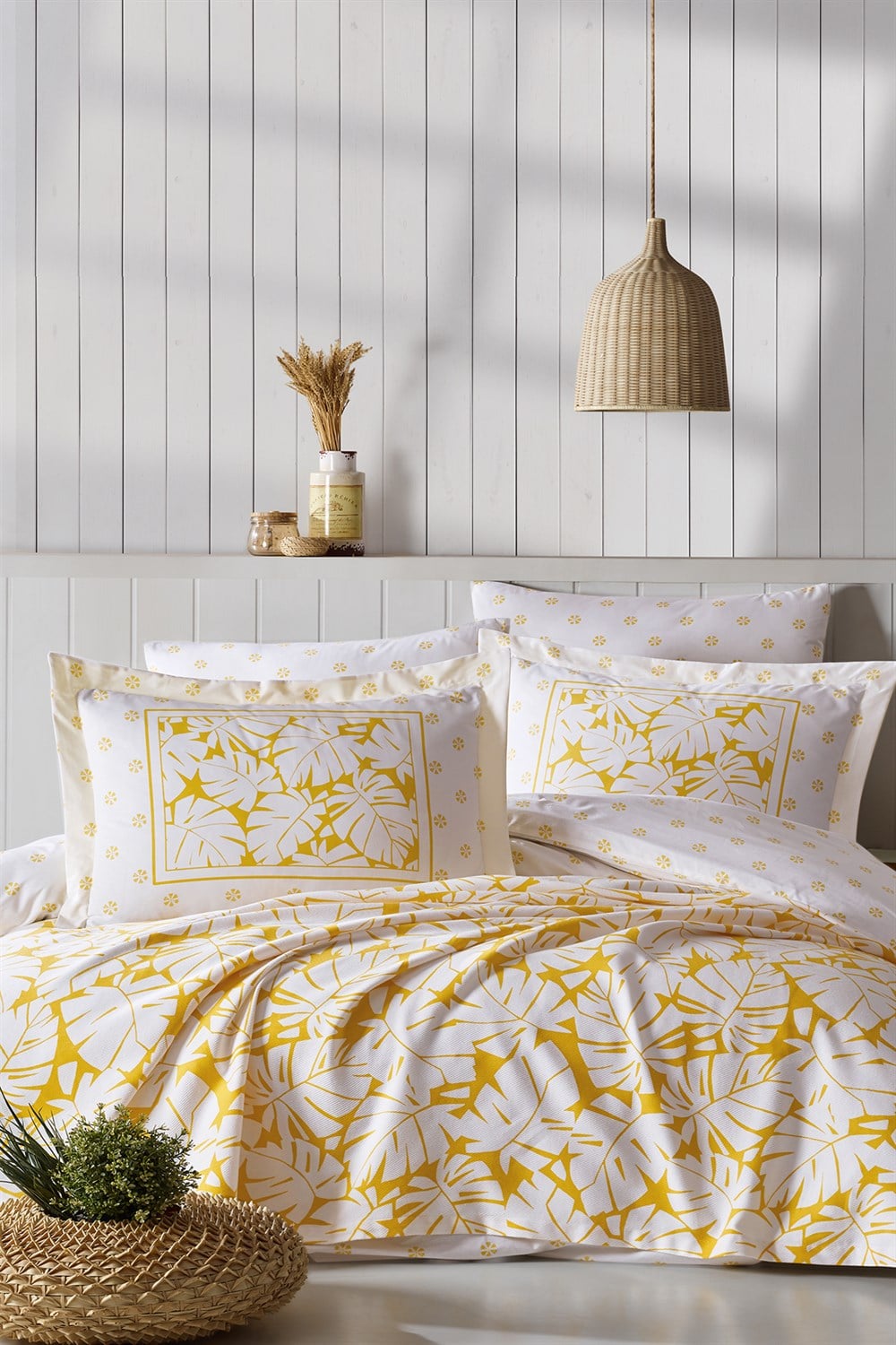 Summer Time Çift Kişilik Pike Takımı - Sarı