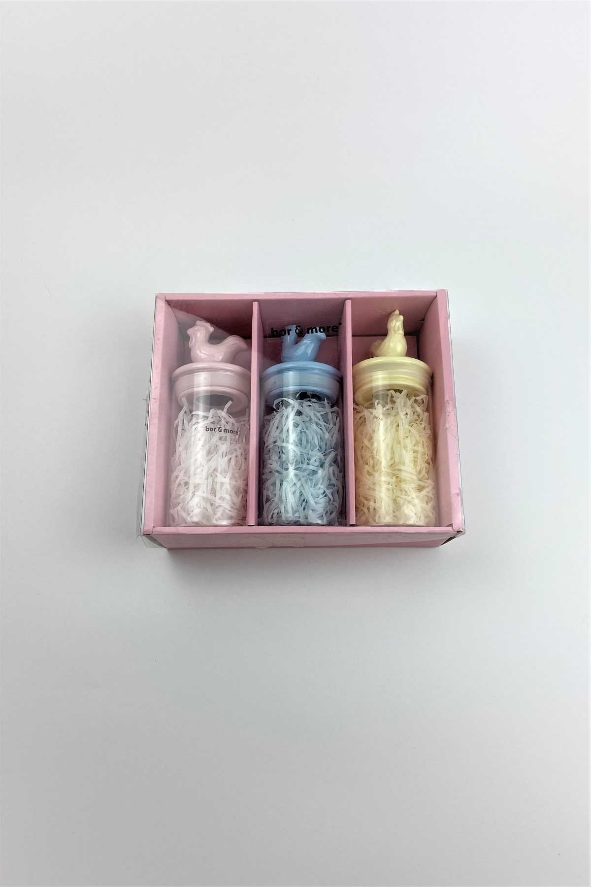 Ancel Borosilikat Kavanoz Seti 3'lü