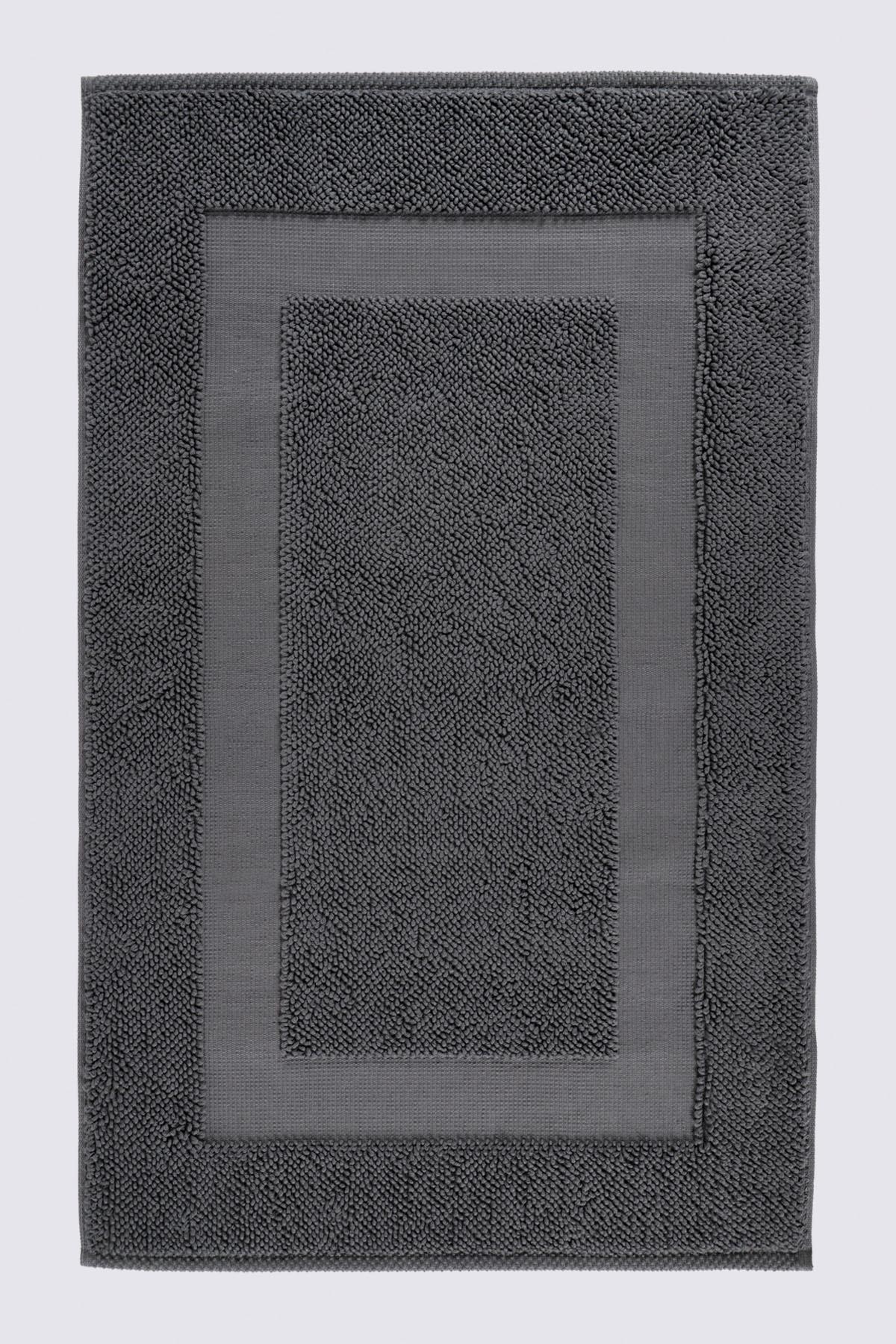 Ecocotton Kaia Banyo Paspası %100 Organik Pamuk Antrasit 50x80 Cm