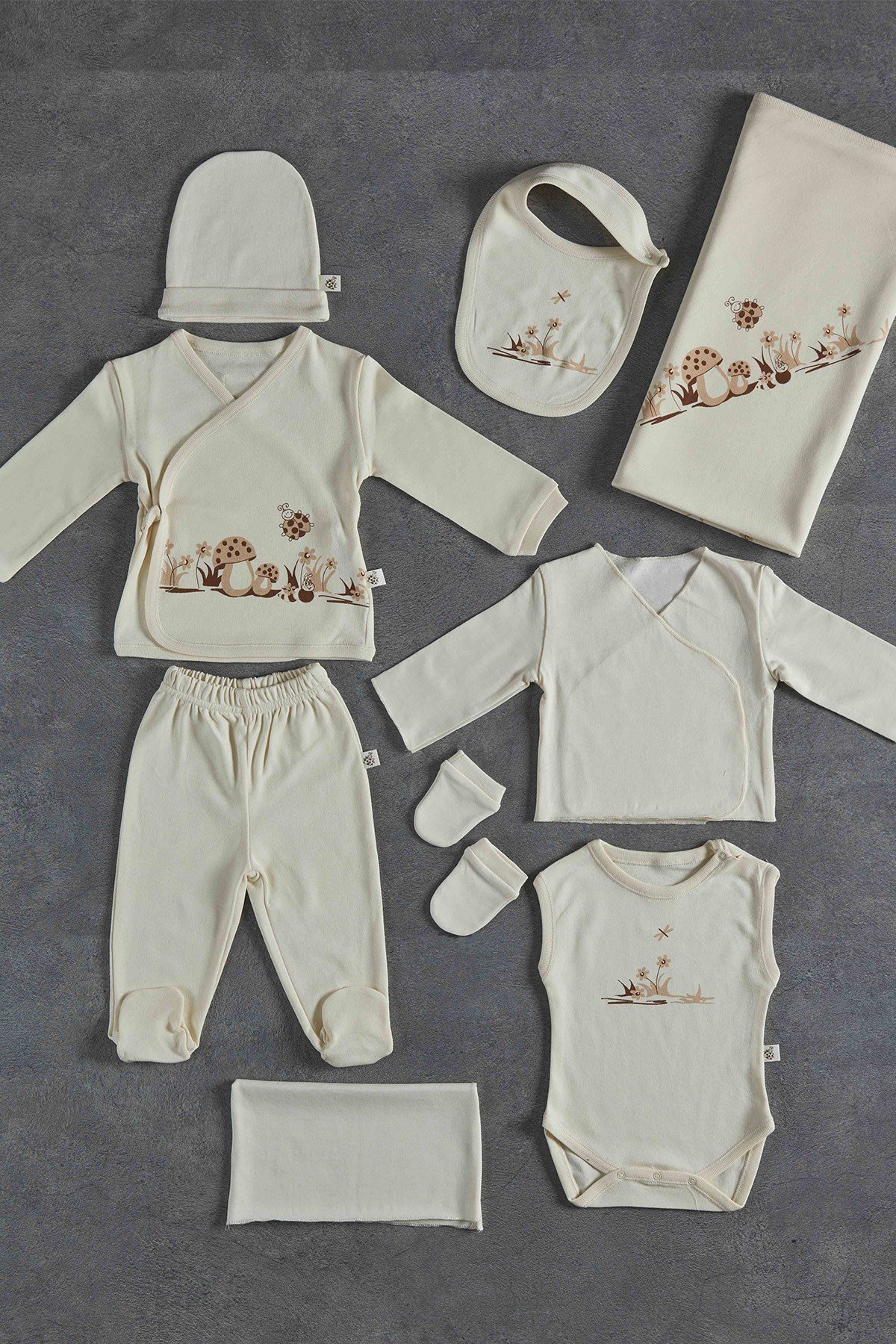 Ecocotton Lady Uğur Böceği Hastane Çıkışı 10'Lu Set