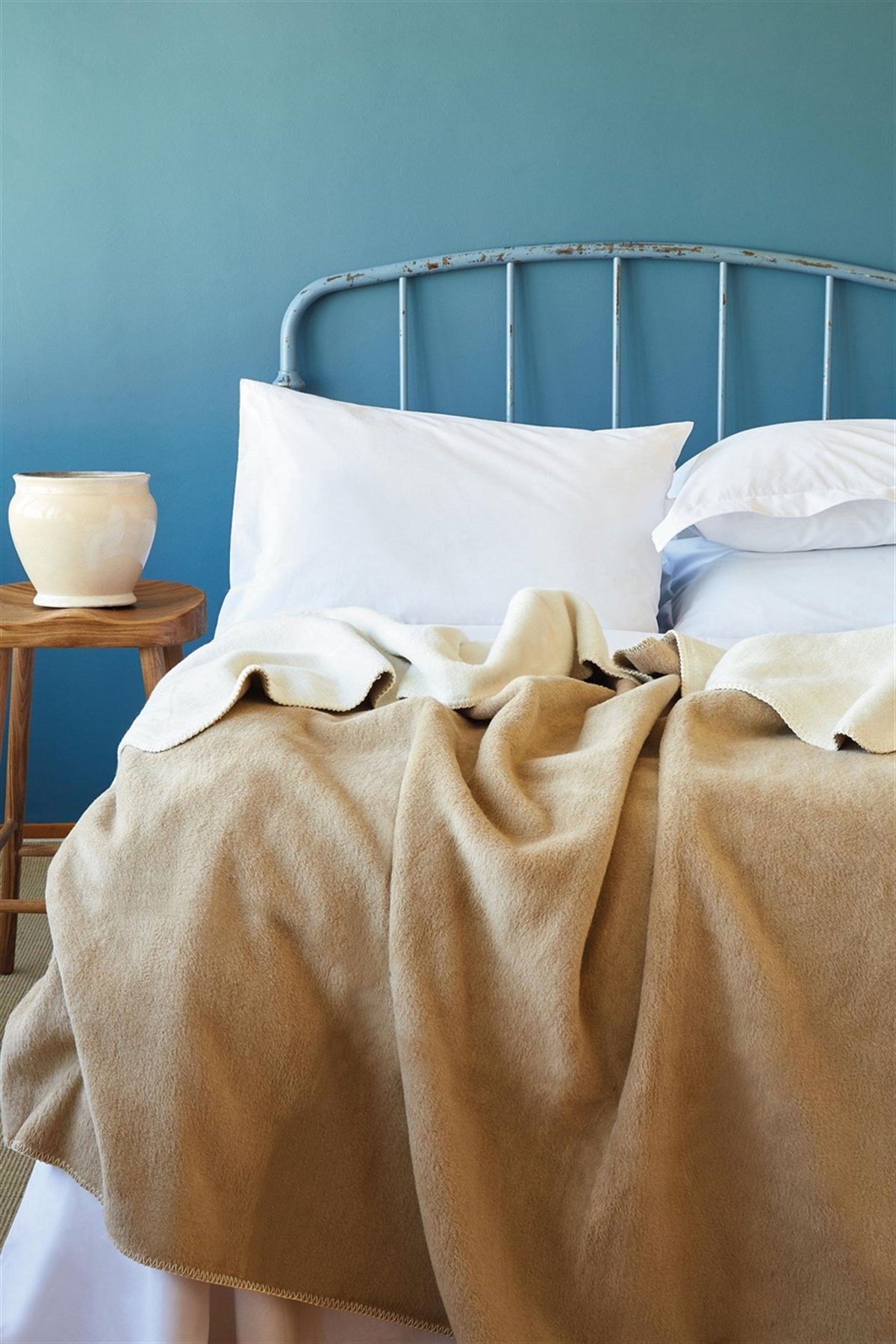 İssimo Simply Battaniye Bej-Krem 150*200