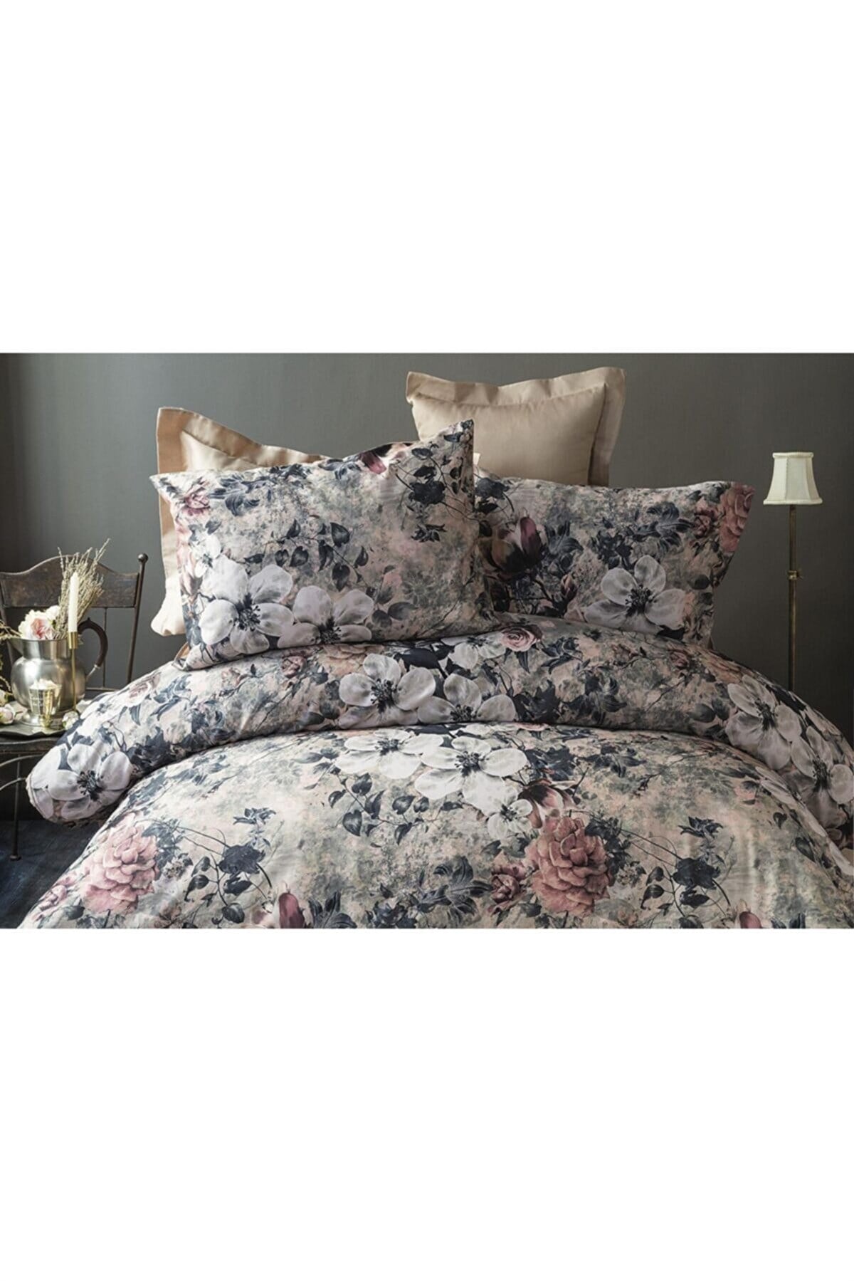 İssimo Solinda %60 Tencel %40 Pamuk Dijital Baskılı Nevresim Takımı