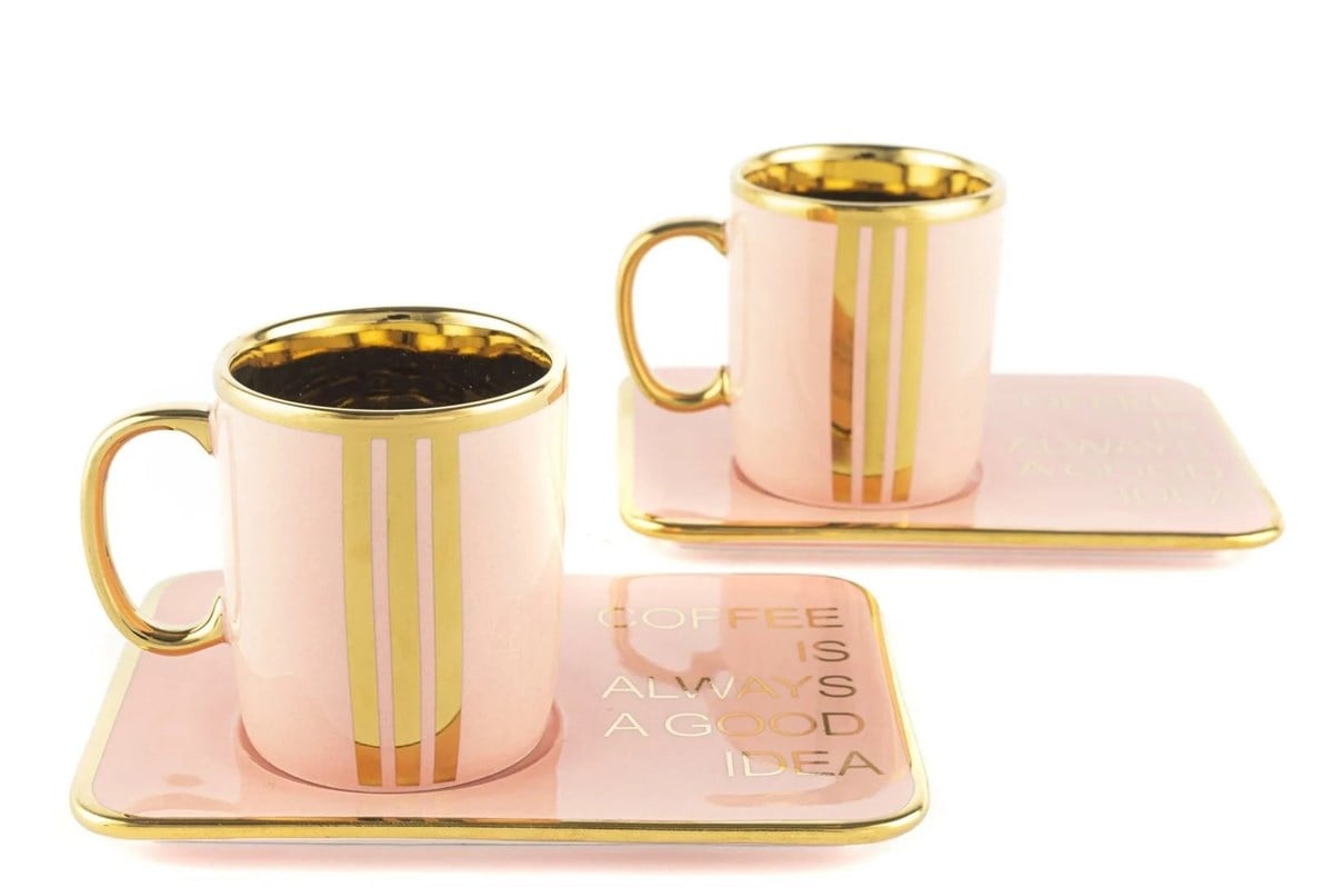 Mikasa Moor Pinky 2 li Kahve Fincanı