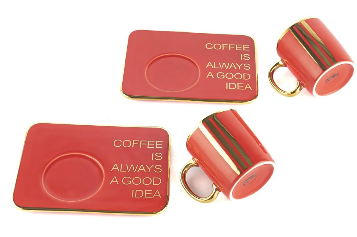 Mikasa Moor Scarlet 2 li Kahve Fincanı