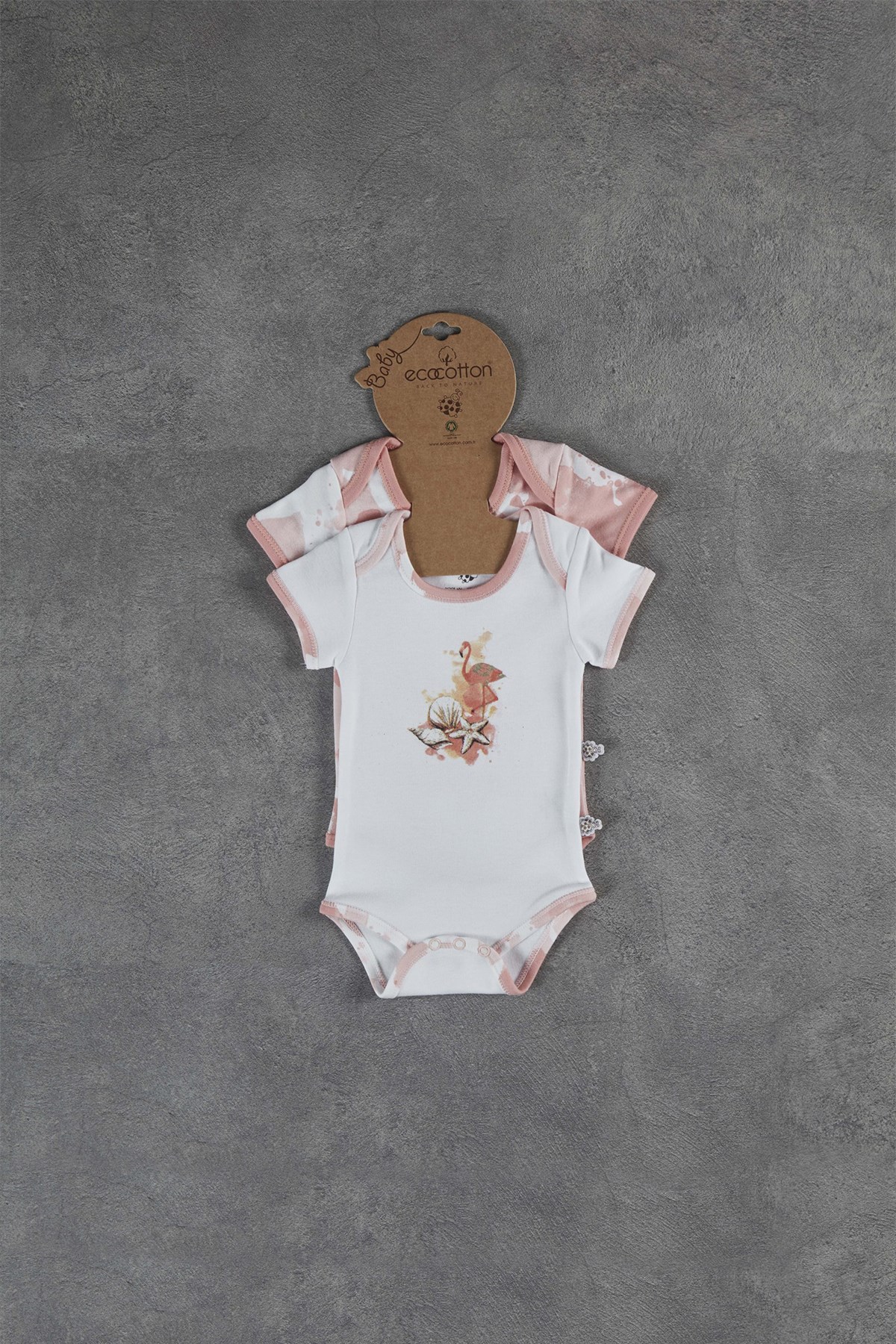 Rosa Body Kısa Kollu 2'Li (3-6 Ay)