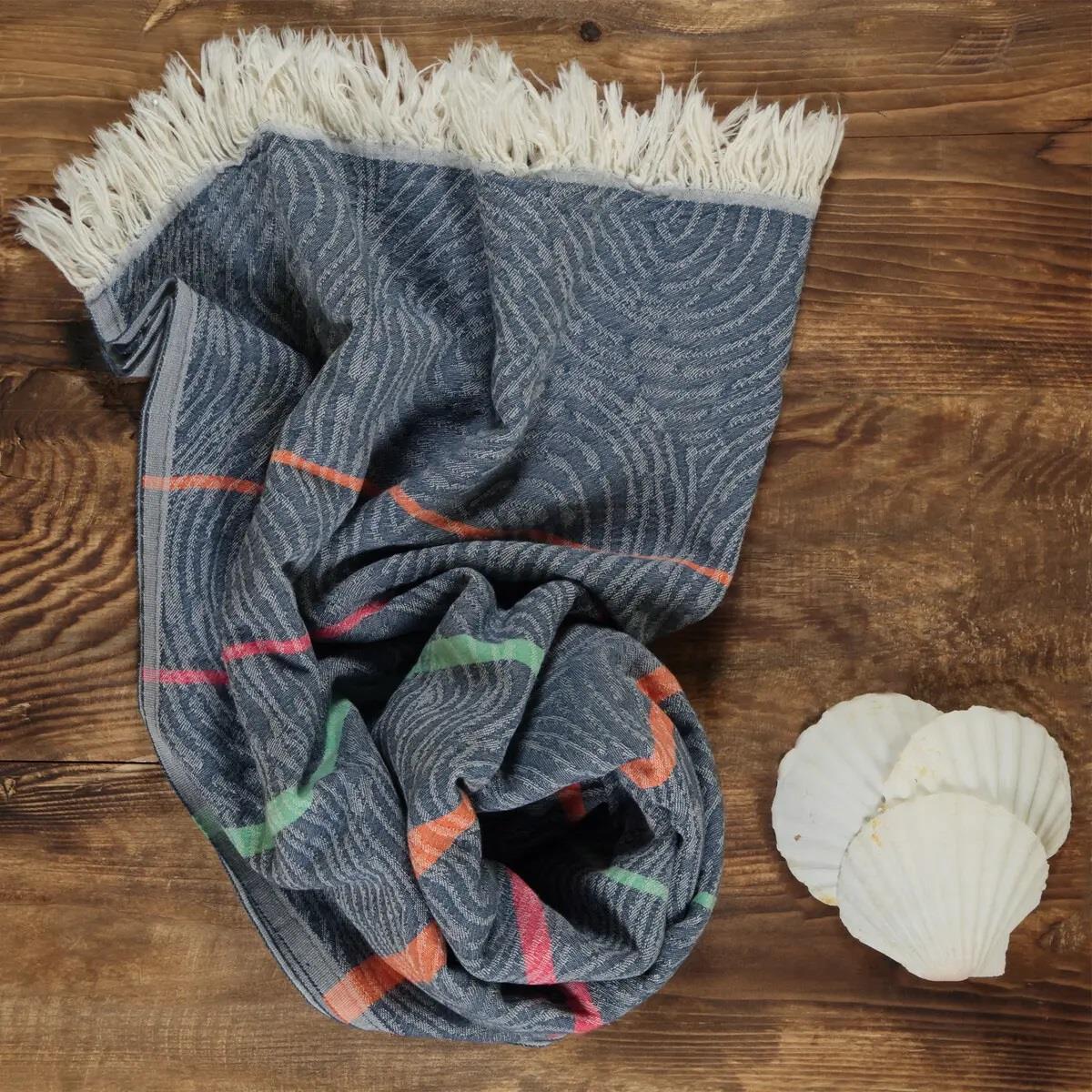 Sarev Lidia Plaj Havlusu Mavi 