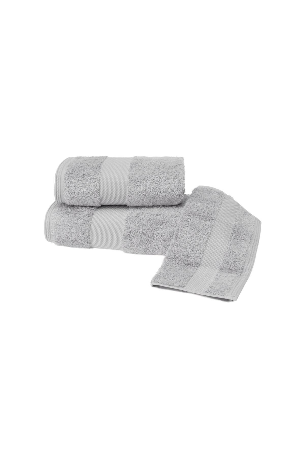 Soft Cotton Deluxe El Havlusu Gri 50*100