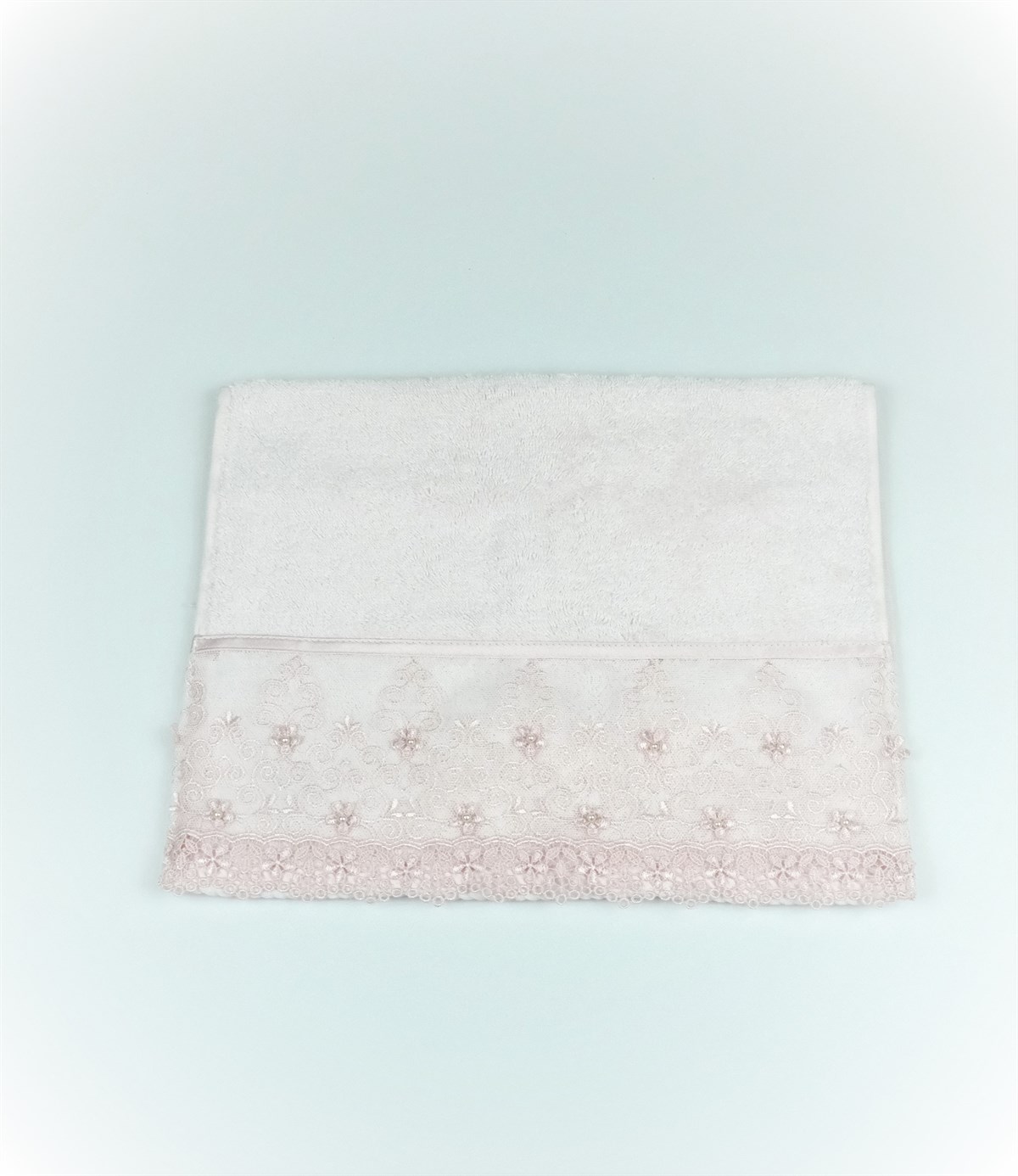 Soft Cotton Selen Havlu Boncuklu Pembe 30*50 cm