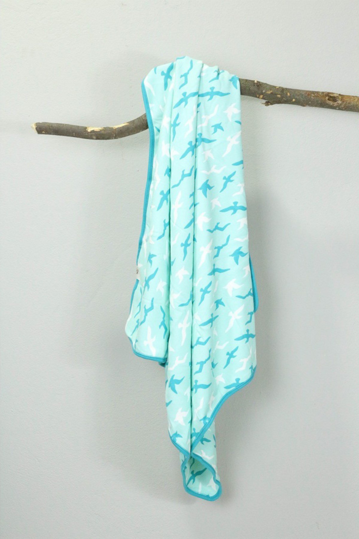 Turna Org Bebek Penye Battaniye Turkuaz