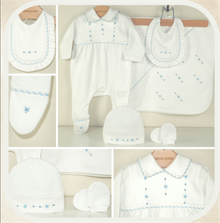 Mede Kids Yıldız Yolu 5'li Set Beyaz-Sarı 0-3 Ay