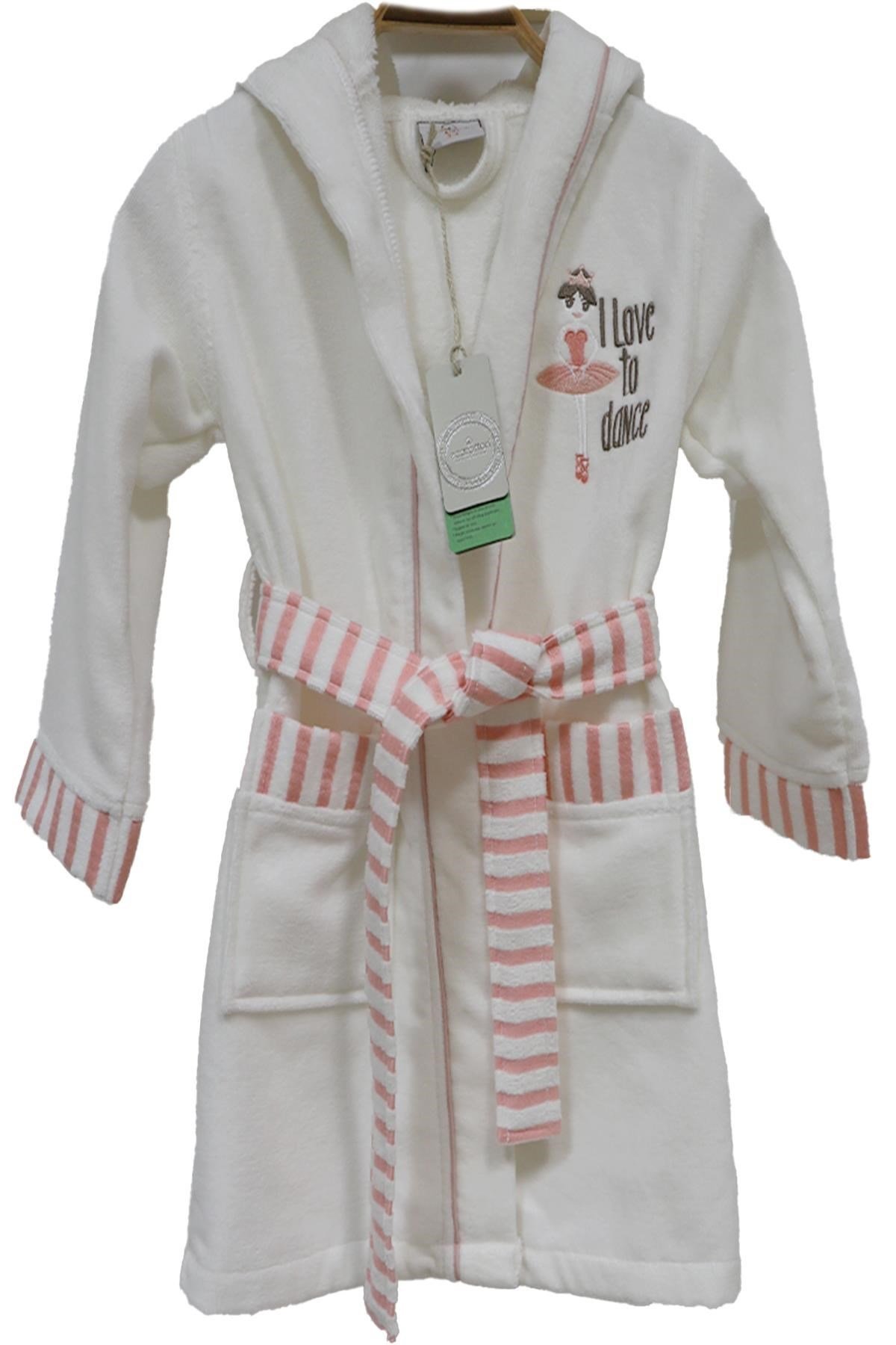 Balerin Çocuk Bornozu Krem 3/4 Yaş